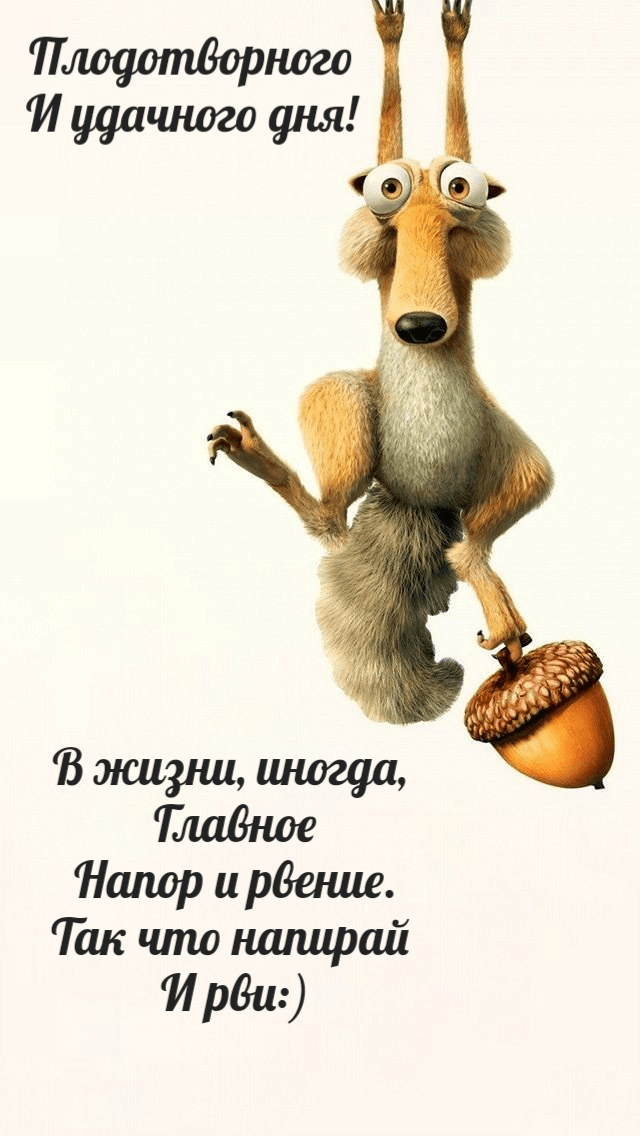 В жизни, иногда, Главное Напор и рвение
