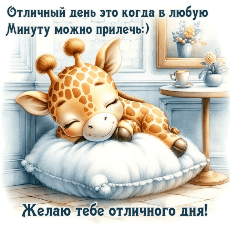 Желаю тебе отличного дня!