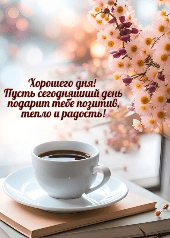 Пусть сегодняшний день подарит тебе позитив