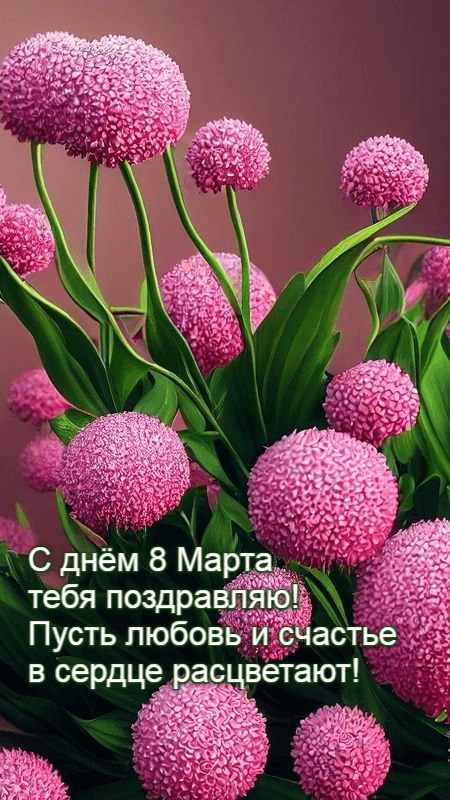Пусть любовь и счастье в сердце расцветают!
