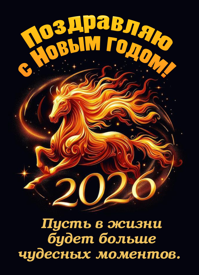 Пусть 2026 год будет полон волшебства и чудес, как в сказке!