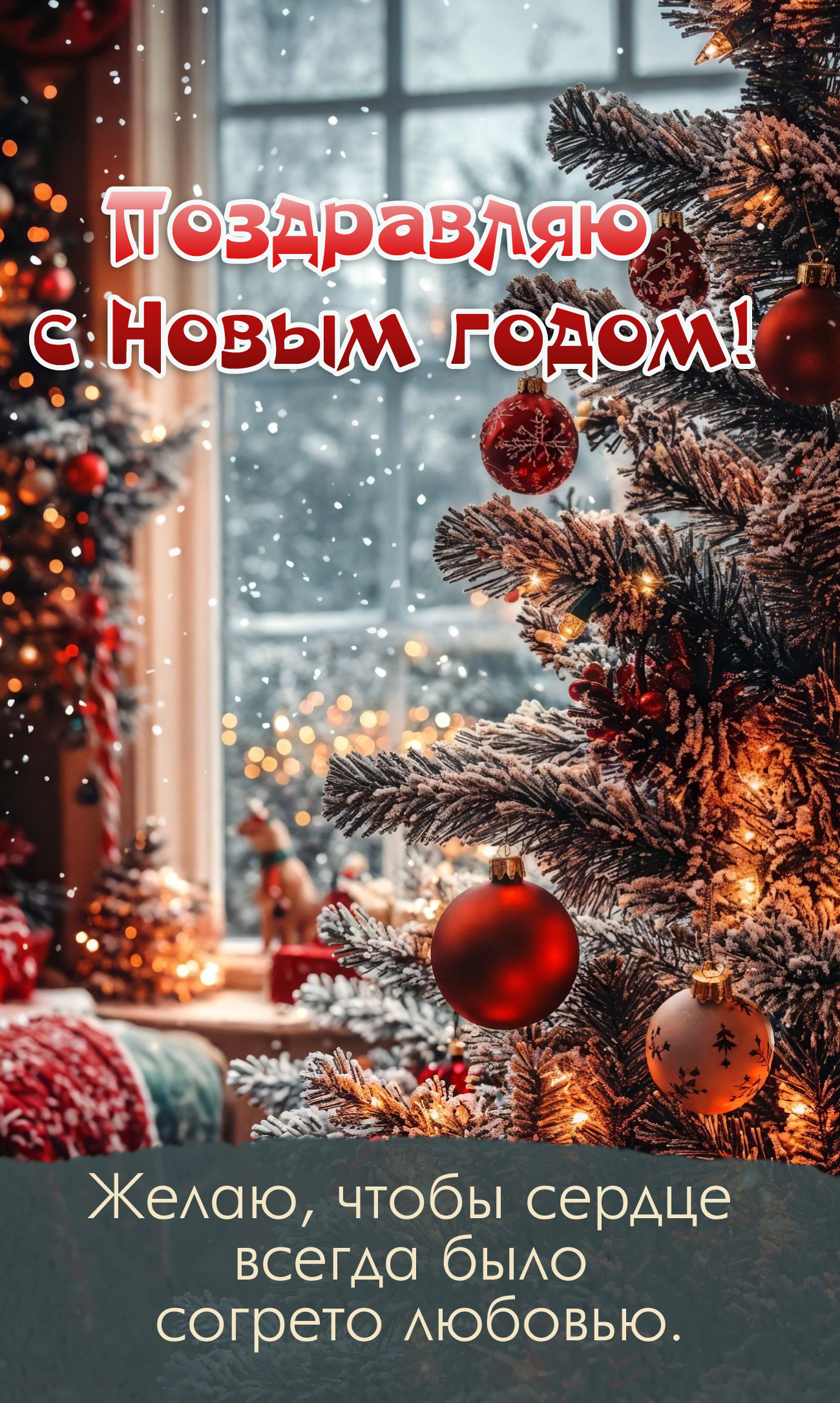 Желаю гармонии в душе и тепла в сердце в новом 2026 году!