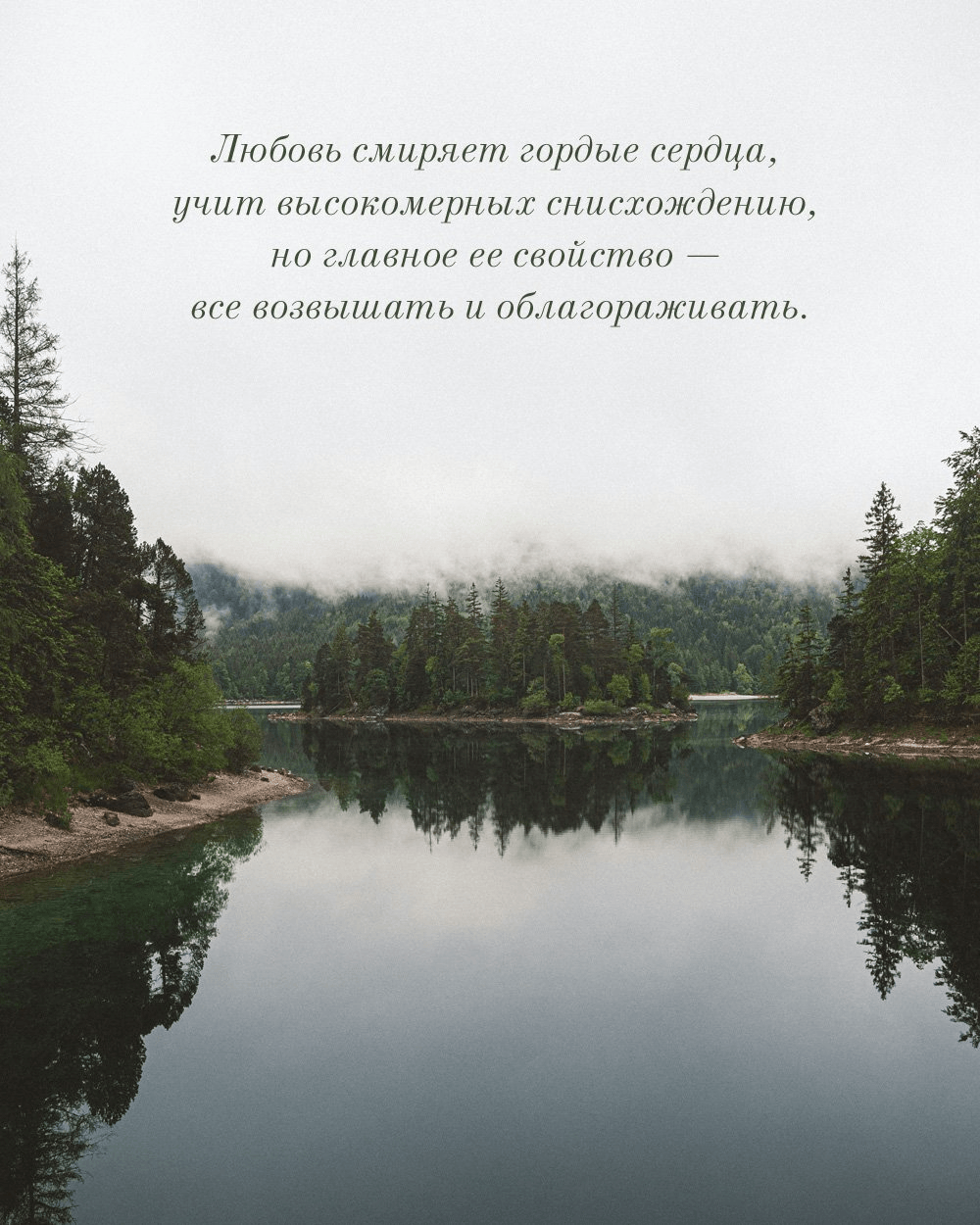 Любовь смиряет гордые сердца