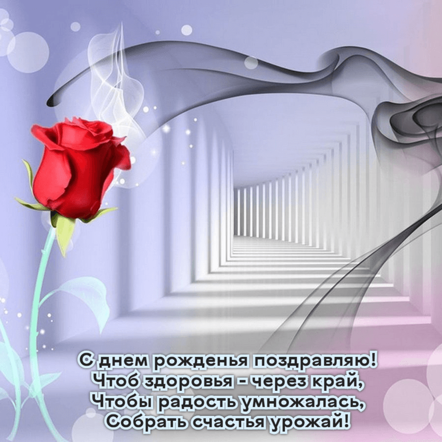 С днем рожденья поздравляю! Чтоб здоровья - через край, Чтобы радость умножалась, Собрать счастья урожай!