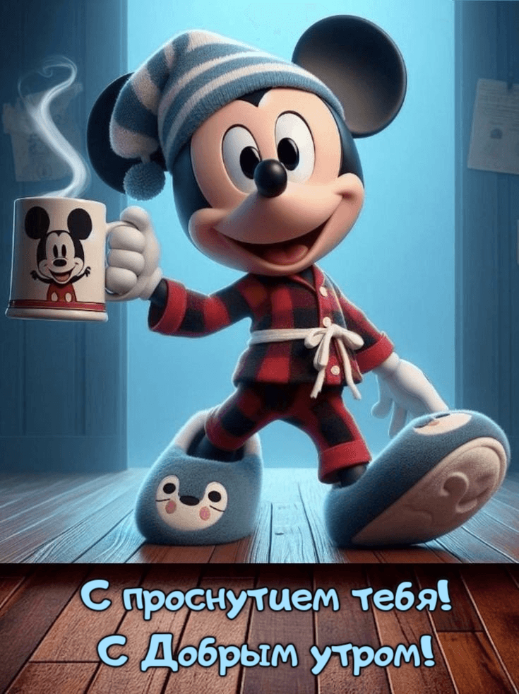 С проснутием тебя! С Добрым утром!