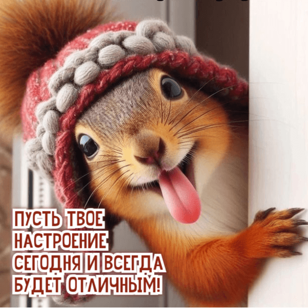 Пусть твое настроение сегодня и всегда будет отличным!