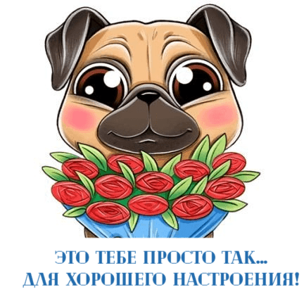 Это тебе просто так... Для хорошего настроения!