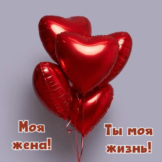 Моя жена! Ты моя жизнь!